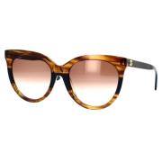 Gucci Gg0179Sa 004 Zonnebril Gucci , Brown , Dames