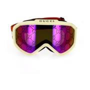 Gucci Ski- en Snowboardmasker Zonnebril Gucci , White , Unisex