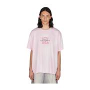 Amerikaanse Spirit Grafisch T-shirt Guess , Pink , Heren