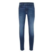 Skinny jeans Hugo Boss , Blue , Heren