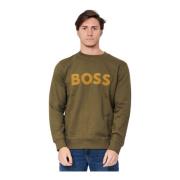 Sweatshirt Hugo Boss , Green , Heren