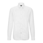 Normaal Overhemd Hugo Boss , White , Heren