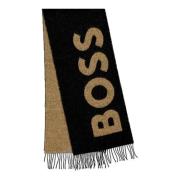 Wintersjaal Hugo Boss , Black , Heren