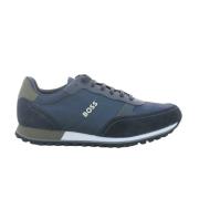 Blauwe Parcour-L Runn Herenschoenen Hugo Boss , Blue , Heren