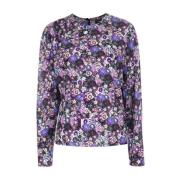 Stijlvolle Longsleeve Top Vrouwen Isabel Marant , Purple , Dames