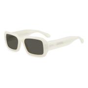Parelwitte zonnebril met grijze lenzen Isabel Marant , White , Unisex