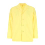 Geel polyester Overhemd Issey Miyake , Yellow , Heren