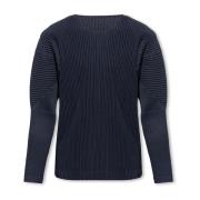 Geplooide top Issey Miyake , Blue , Heren