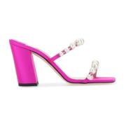 Muilezels met hakken Jimmy Choo , Pink , Dames