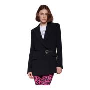 Logo Ketting Blazer John Richmond , Black , Dames