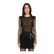 Korte jurk met lange mouwen John Richmond , Black , Dames