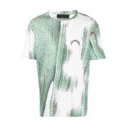 Logo Print T-Shirt - XL John Richmond , Green , Heren