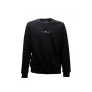Zwarte Katoenmix Sweatshirt met Logoprint John Richmond , Black , Here...