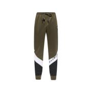 Gedrukte sweatpants met logo en applicaties John Richmond , Green , He...