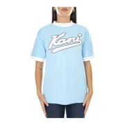 T-Shirts Karl Kani , Blue , Dames