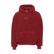 Rood Hoodie Set voor Mannen Karl Kani , Red , Heren