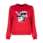 Sweatshirt Karl Lagerfeld , Red , Dames