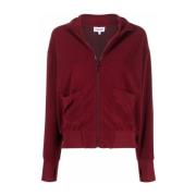 Bordeaux Rits Sweater Kenzo , Red , Dames