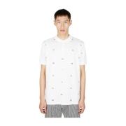 Grafisch Geborduurd Poloshirt Kenzo , White , Heren