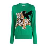 Sweatshirt Krizia , Green , Dames