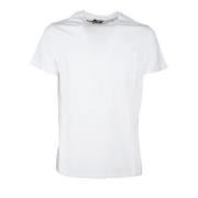 Sportieve Bianca T-Shirt Wit Jersey K-Way , White , Heren
