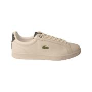 Lacoste Carnaby Sneakers Heren Wit/Blauw Lacoste , White , Heren