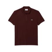 Slim Fit Polo Shirt, Stijl ID: L1212-Bzd Lacoste , Purple , Heren
