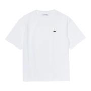 Urban Boy Fit Crewneck T-Shirt Lacoste , White , Dames
