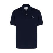 Klassieke Blauwe Katoenen Polo Lacoste , Blue , Heren