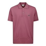 Stijlvolle Roze Katoenen Polo Shirt Lacoste , Pink , Heren