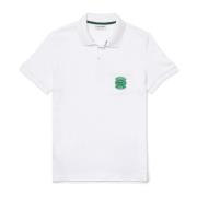 Regular Fit Pique Zak Polo Lacoste , White , Heren