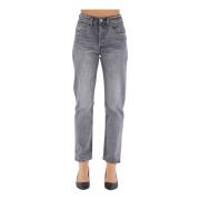 Straight Jeans Levi's , Gray , Dames
