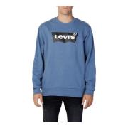 Levi`s Men Sweatshirt Levi's , Blue , Heren