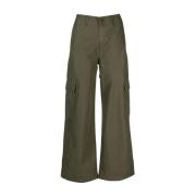 Wide Trousers Levi's , Green , Dames