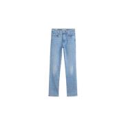 Hoge Taille Straight Jeans Levi's , Blue , Dames