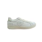 Glitter Autograaf Sneakers Lotto , White , Dames