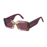 Stijlvolle zonnebril met micro-strass decoratie Marc Jacobs , Purple ,...