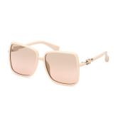 Verhoog je stijl met stijlvolle zonnebrillen Max Mara , Pink , Dames