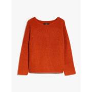 Mohair Trui met Maïssteek Detail Max Mara , Orange , Dames