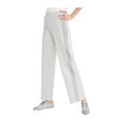 Gebreide Broek Snit Max Mara , Gray , Dames