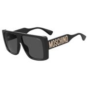 Verhoog je stijl met elegante zonnebrillen Moschino , Black , Unisex
