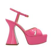 Hoge hak sandalen Moschino , Pink , Dames