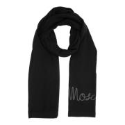 Winter Wollen Sjaal Moschino , Black , Dames