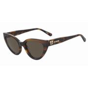 Stijlvolle zonnebril Moschino , Brown , Dames