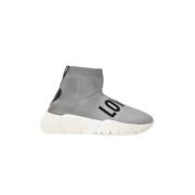 Stijlvolle sneakers voor vrouwen Moschino , Gray , Dames