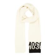 Winter Sjaal - Blijf Warm en Stijlvol Moschino , White , Dames