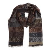 Winter Sjaal Moschino , Brown , Dames