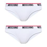 Merkonderbroeken 2-pack Moschino , White , Dames