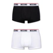 Merk boxershorts 2-pack Moschino , Black , Heren