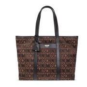 Tote Bags Moschino , Brown , Dames